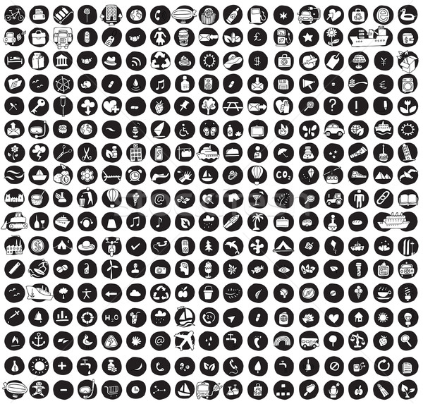 XXL Collection of 289 doodled icons for every occasion No.2 Stock photo © VOOK