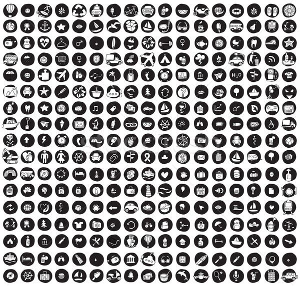 XXL Collection of 289 doodled icons for every occasion No.3 Stock photo © VOOK
