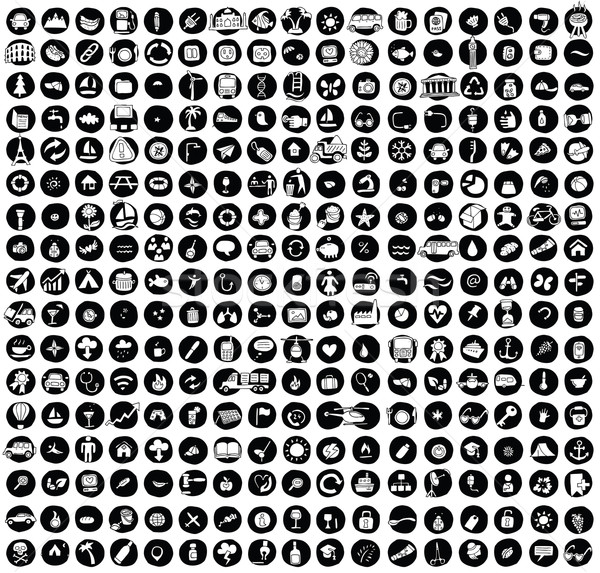 XXL Collection of 289 doodled icons for every occasion No.1  Stock photo © VOOK