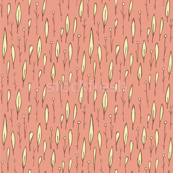 Grasveld repetitieve roze illustratie eps8 Stockfoto © VOOK