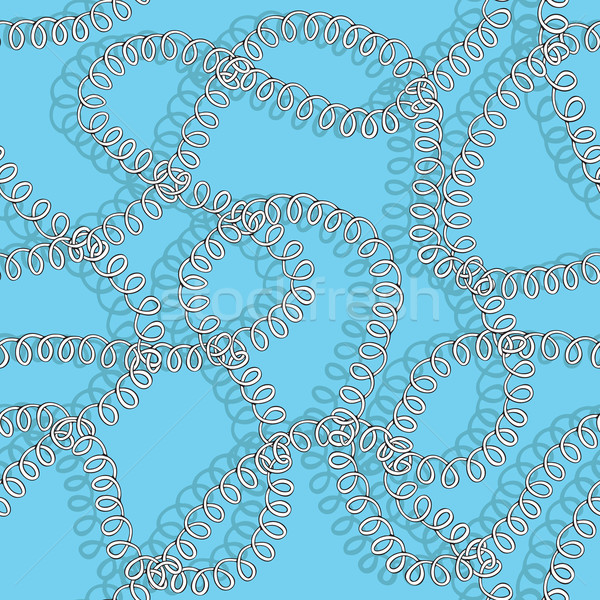 Telephone Wire seamless pattern No.3 with shadows Stock photo © VOOK