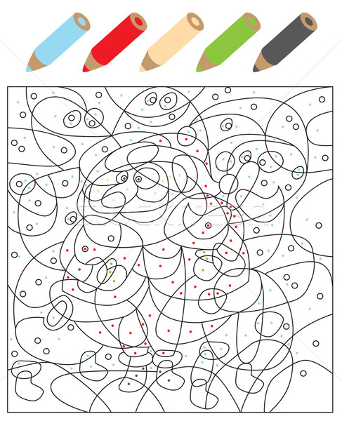 Color juego ninos ilustración eps10 vector Foto stock © VOOK