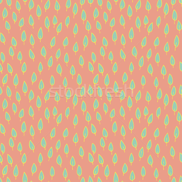 葉 重複 粉紅色 插圖 eps8 商業照片 © VOOK