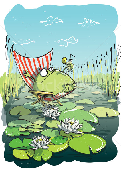 Frog Having Fun  Stock photo © VOOK