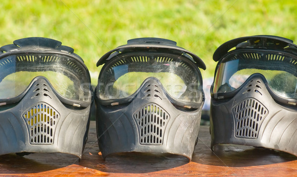 paintball mask Stock photo © vrvalerian