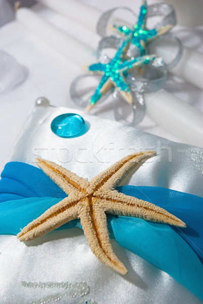 Wedding accessori decorato starfish amore arte Foto d'archivio © vrvalerian