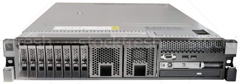 Rackmount server isolated on white Stock photo © vtls