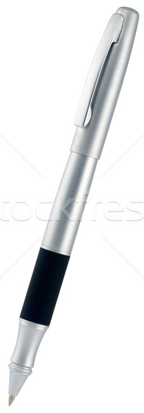 Grau Stift öffnen isoliert weiß Stock foto © vtls