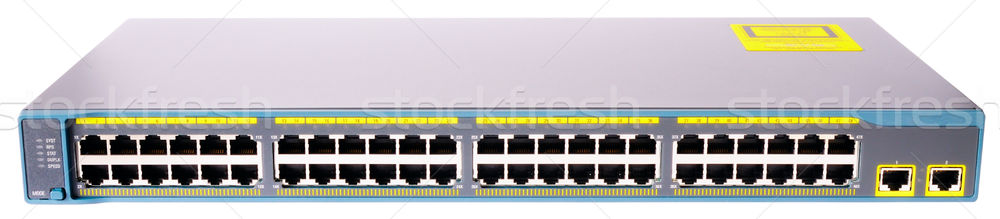 Stock photo: Network switch front view