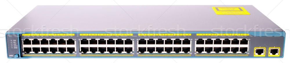 ネットワーク スイッチ フロント 表示 ポート 高速 ストックフォト © vtls