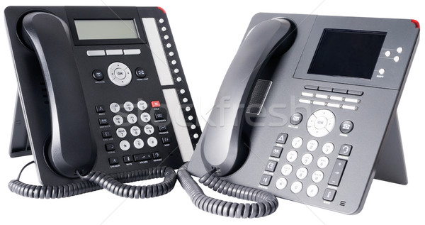 Two digital telephone sets Stock photo © vtls