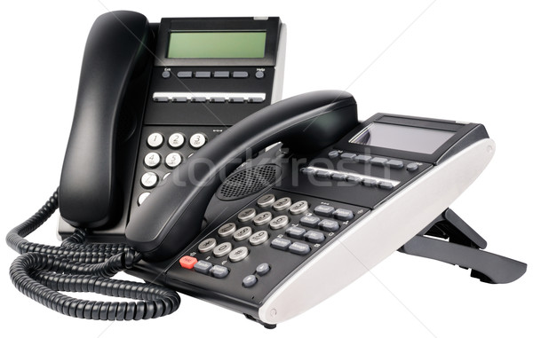 Two digital telephones Stock photo © vtls