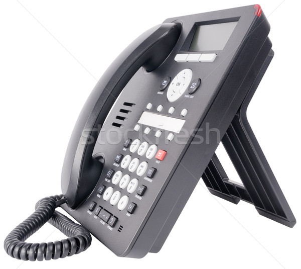 Office IP telephone on white Stock photo © vtls