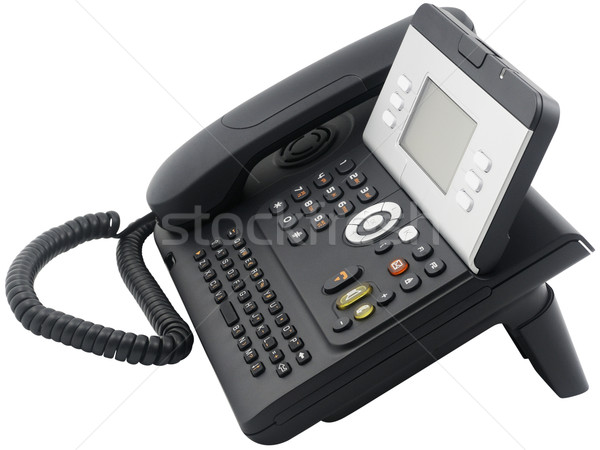 Büro Telefon Set weichen Schlüssel digitalen Stock foto © vtls