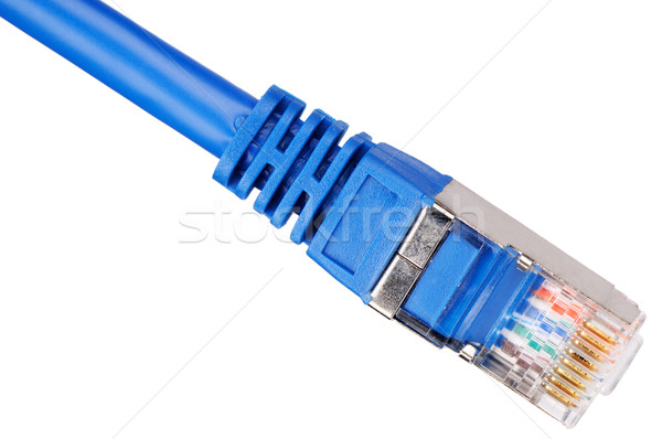 Network connector over white Stock photo © vtls