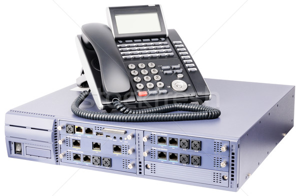 Phone switch and telephone Stock photo © vtls