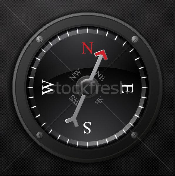 Black compass Stock photo © vtorous