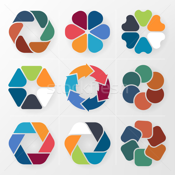 Vector infographics set. Stock photo © vtorous