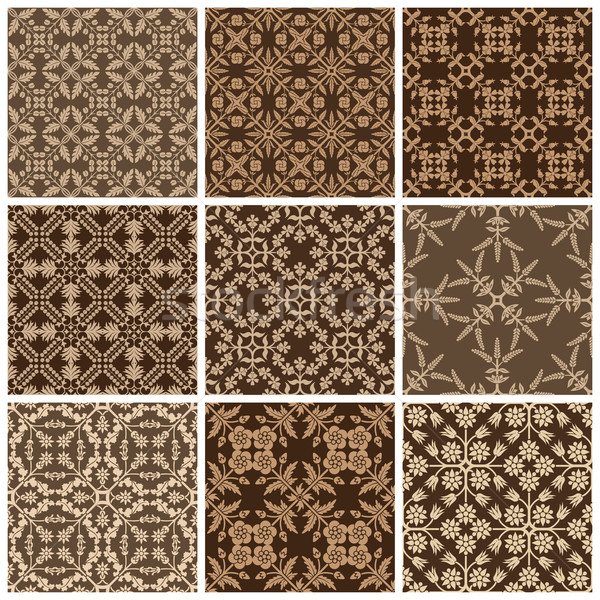 Seamless patterns Stock photo © vtorous