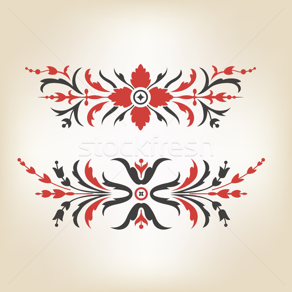 Decorative elements Stock photo © vtorous