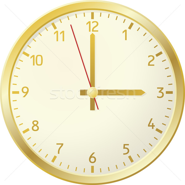 Golden clock. Stock photo © vtorous