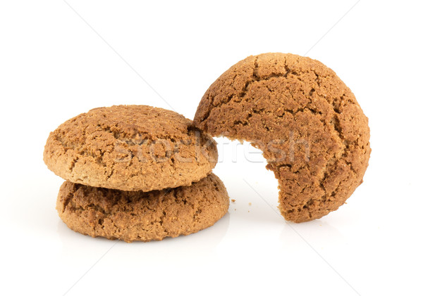 Cookies isolato bianco alimentare cioccolato gruppo Foto d'archivio © vtorous