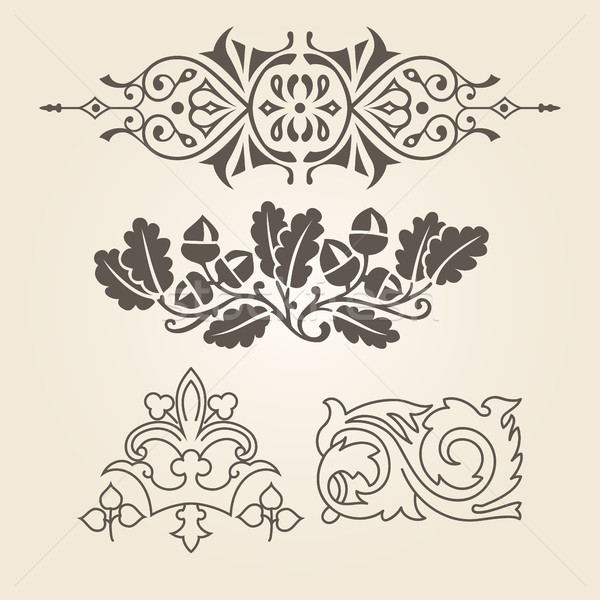 Decorative elements Stock photo © vtorous