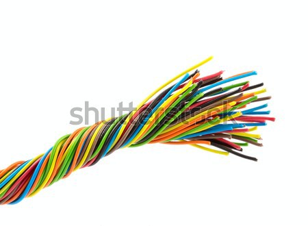 Bundle of color cables Stock photo © vtorous