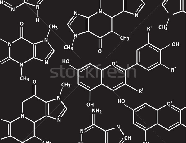 Química fórmulas simples vetor escolas médico Foto stock © vtorous