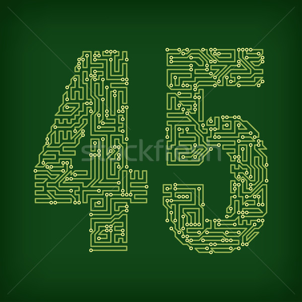 Stock photo: PCB symbols