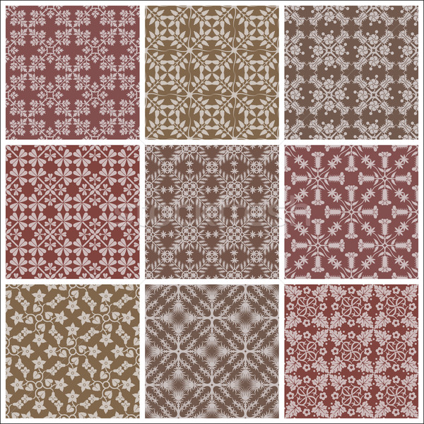 Seamless patterns Stock photo © vtorous