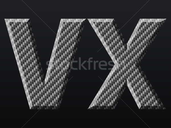 カーボン 文字 炭素繊維 建設 デザイン 金属 ストックフォト © vtorous