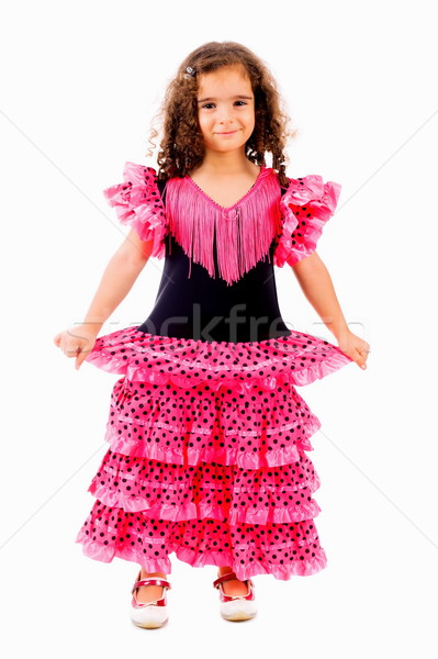 孩子 可愛 女孩 典型 西班牙 舞蹈家 商業照片 © vtupinamba