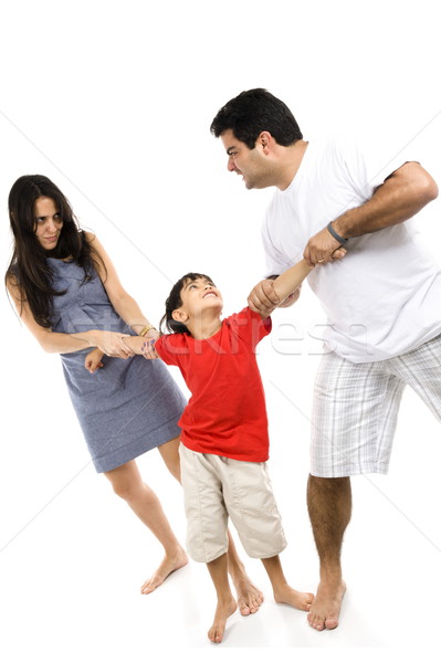 Boşanma anne baba kavga gözaltı çocuk Stok fotoğraf © vtupinamba