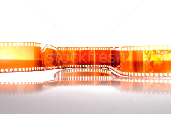 Filmstreifen weiß Film Hintergrund Rahmen Retro Stock foto © vtupinamba