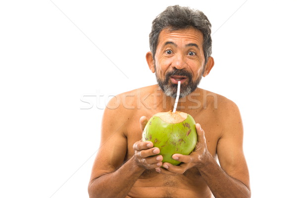 Stock photo: Drink Coconut Water
