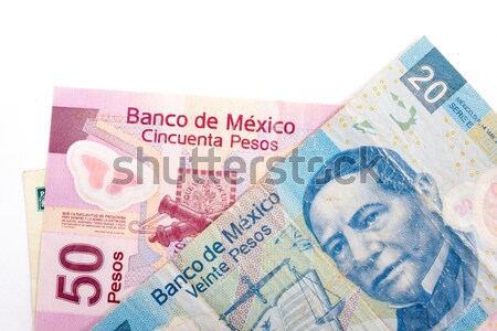 Meksyk waluta na północ Ameryki monet Zdjęcia stock © vtupinamba