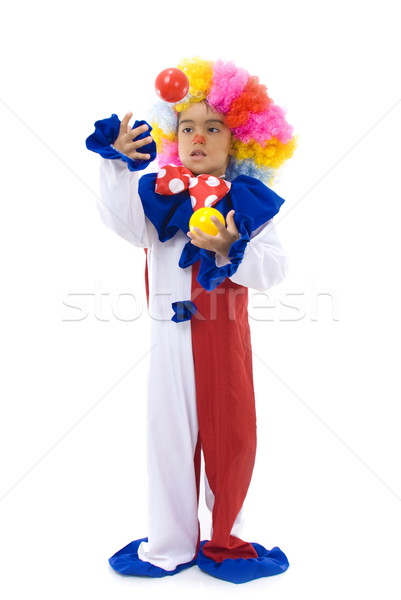 Klein clown gelukkig twee Stockfoto © vtupinamba