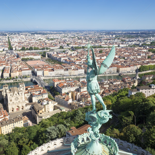 Foto stock: Lyon · topo · ver · França · europa