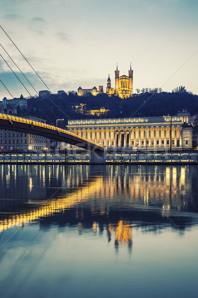 Lyon, special photographic processing Stock photo © vwalakte