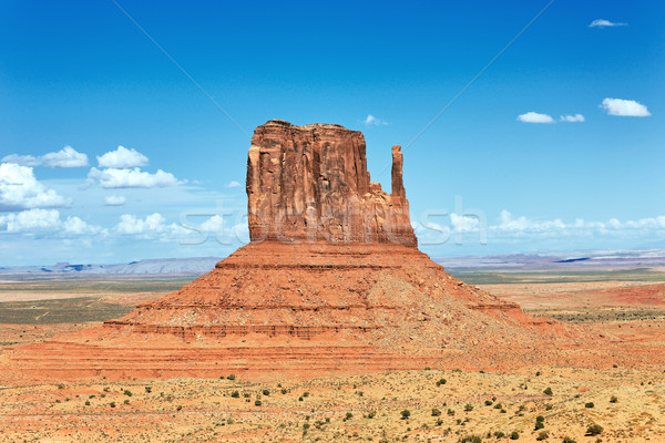 horizontal view of Monument Valley Stock photo © vwalakte