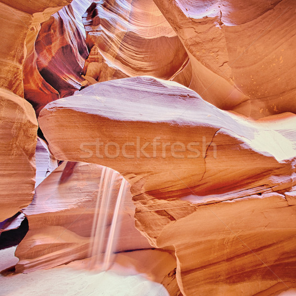 famous Antelope Canyon Stock photo © vwalakte