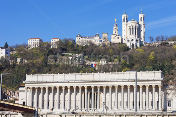 Ver Lyon tribunal catedral França europa Foto stock © vwalakte