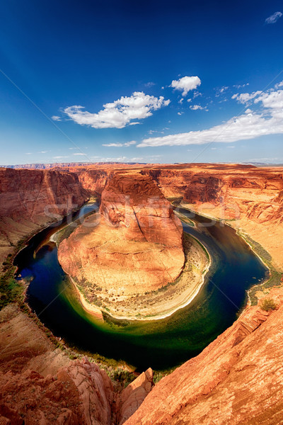 vertical view of the Horse Shoe Bend  Stock photo © vwalakte