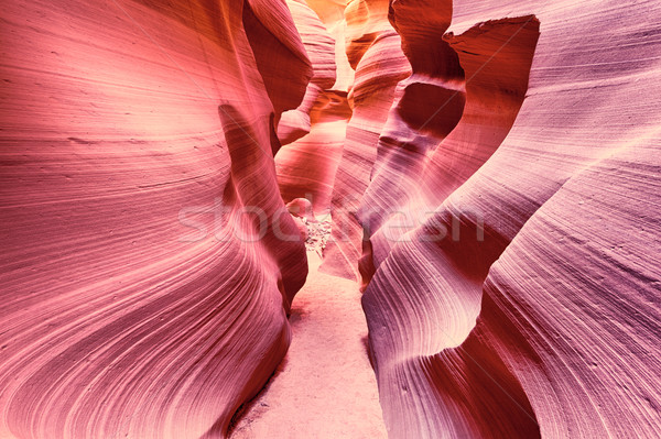 The famous Antelope Canyon Stock photo © vwalakte