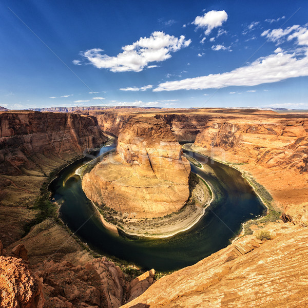 Famous view of horseshoe Bend Stock photo © vwalakte