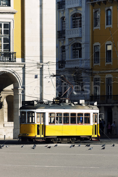 Typical yellow Tram Stock photo © vwalakte