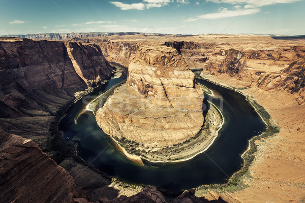 horseshoe Bend with special photographic processing Stock photo © vwalakte