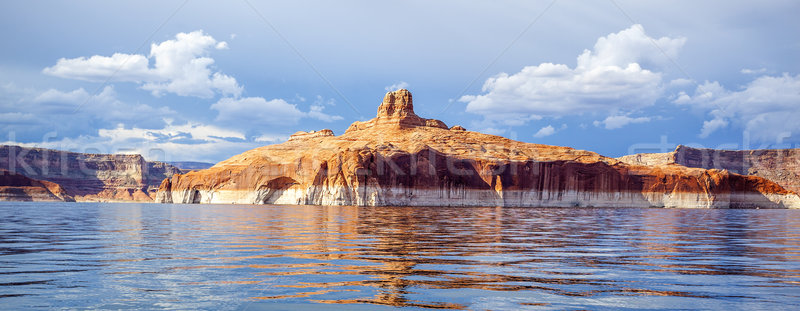 Stock photo: panoramic view on lake Powell