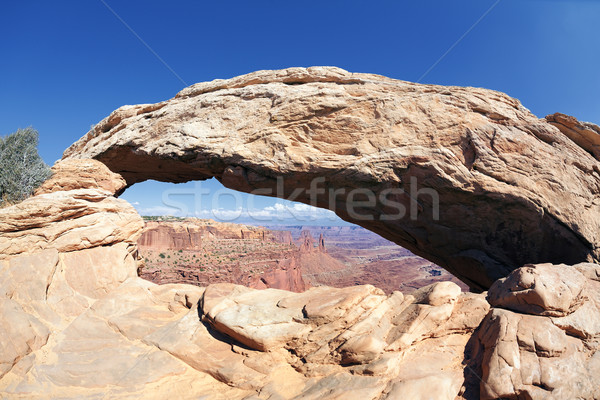 famous Mesa Arch Stock photo © vwalakte